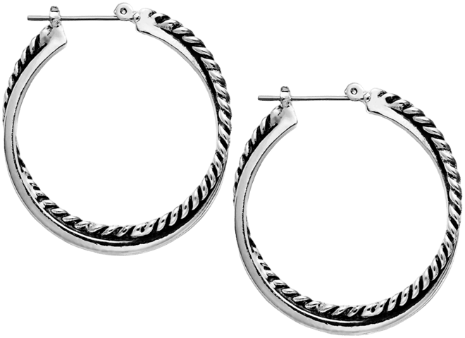 Twisted Hoop Earrings