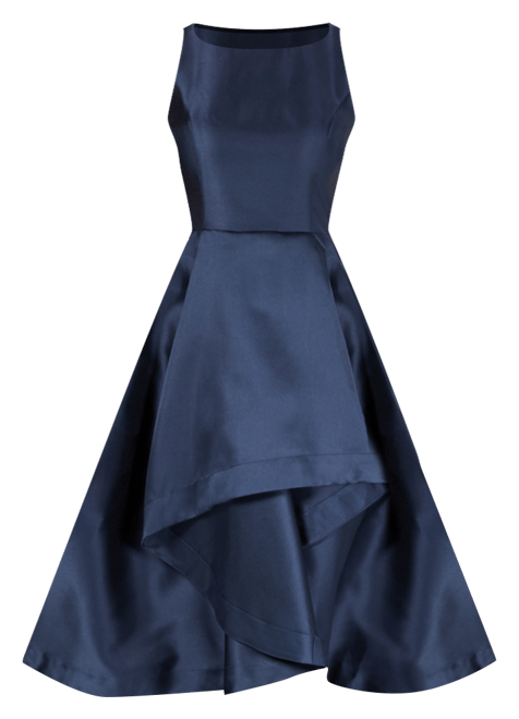 Adrianna Papell Women's High-Low Mikado Sleeveless Gown - Macy's