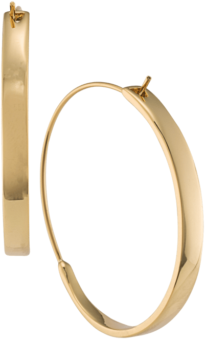 ラルフローレン★Brass-Leather Hoops Lauren Ralph Lauren Gold-Tone Metal Bead 20