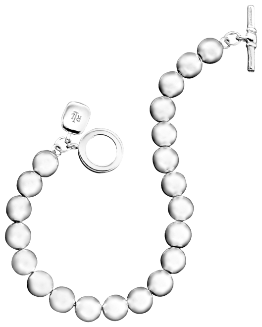 ブレスレット RALPH LAUREN Silver Tone l Bead Flex Bracelet Lauren Ralph Lauren Silver-Tone Bead (8 mm) Bracelet - Macy's