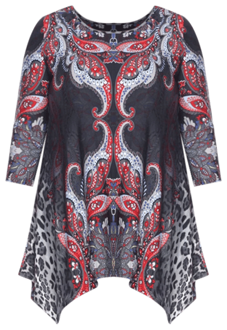 Plus Marlene Tunic Top