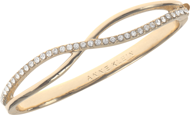 Crystal Crisscross Bangle Bracelet, Created for Macy's