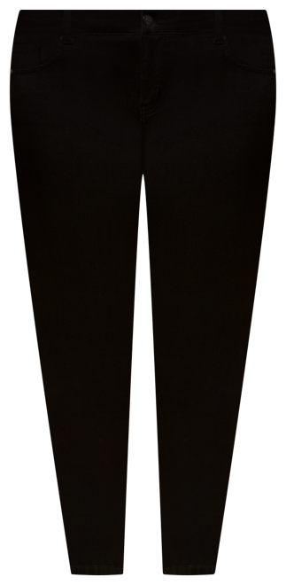 Womens Softstretch Full Hipster (1X-4X) Black, Pink