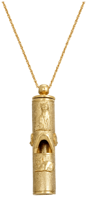 Women's 14K Gold-tone Cat Whistle