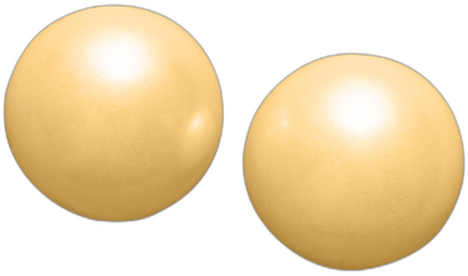 Silver-Tone Imitation Pearl (10mm) Stud Earrings, Created for Macy's