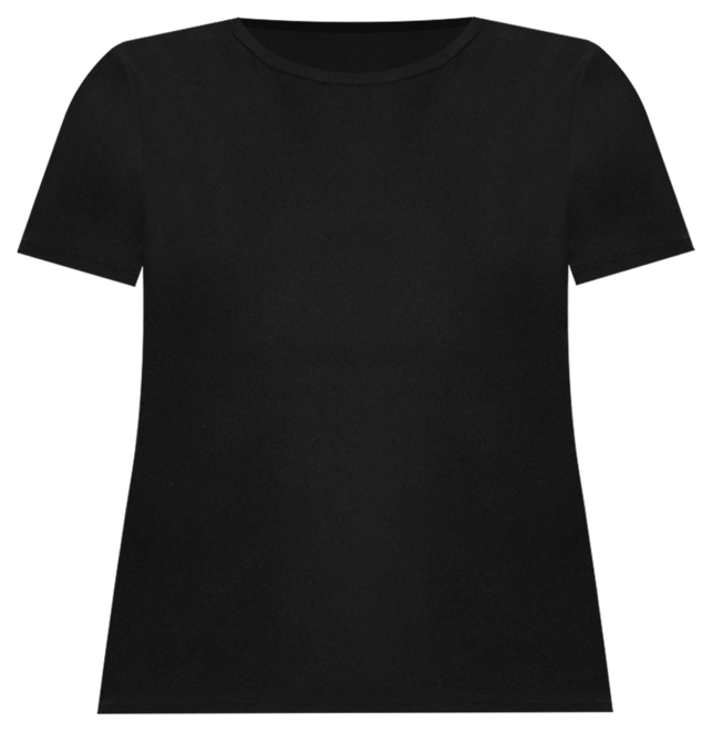 Plus Size Stretch Cotton T-Shirt