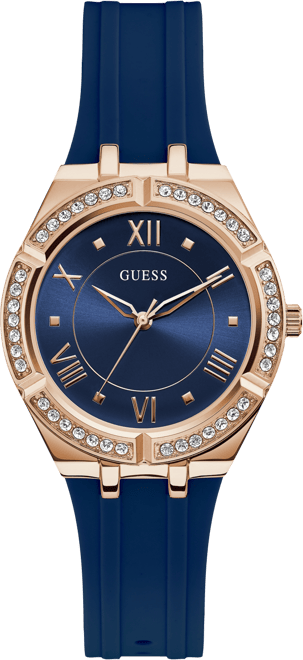 Guess blue hotsell strap watch