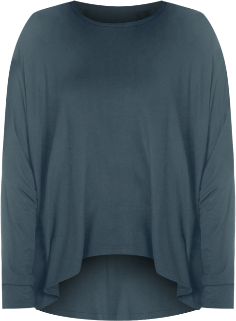 Women's Plus Size Oversized Long Sleeves Dolman Top