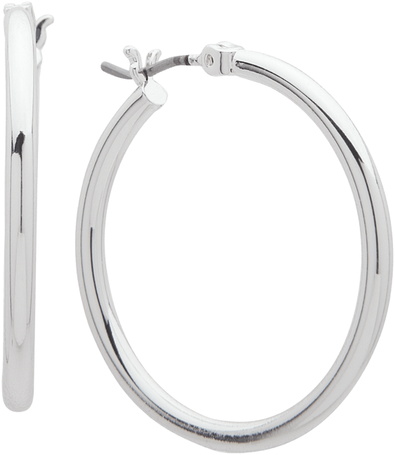 Medium Hoop Earrings 1.2"