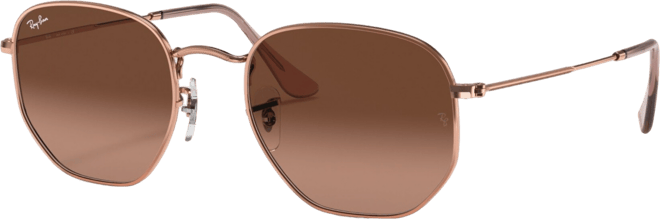 Unisex Sunglasses, RB3548N Hexagonal Flat Lenses