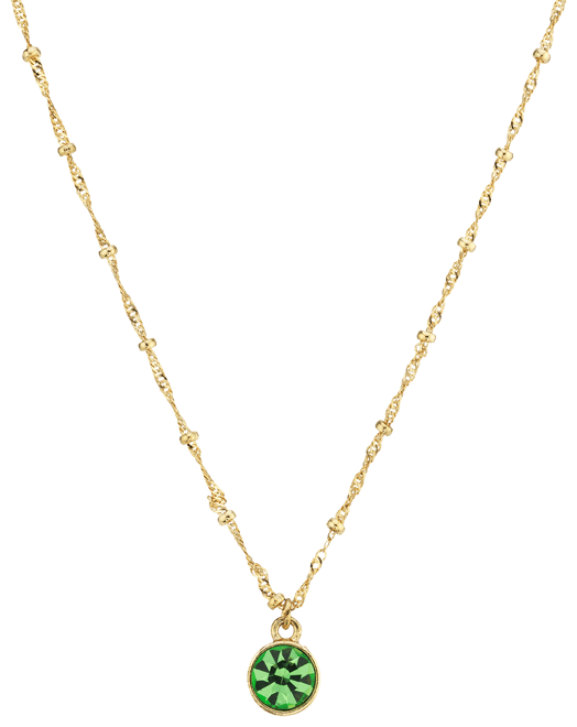 14K Gold-Dipped Pendant Necklace