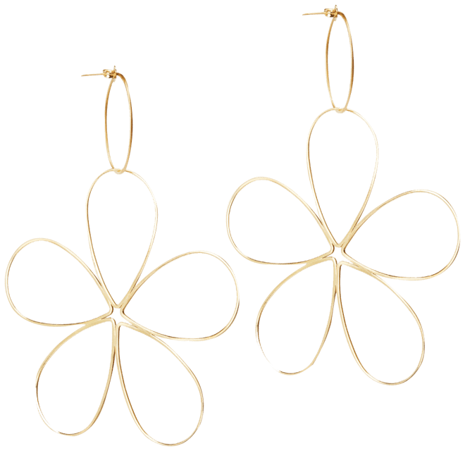 Space Flower Earrings