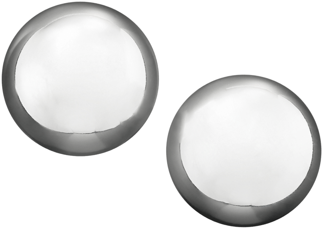 Metal Bead Stud (10 mm) Earrings