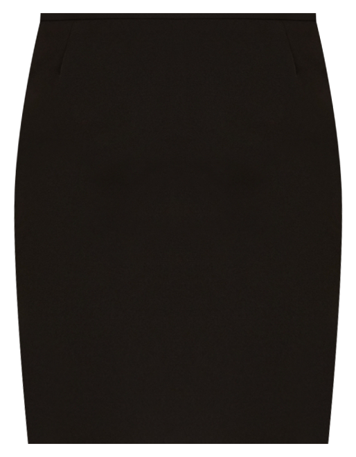 Plus Size Soft Crepe Pencil Skirt
