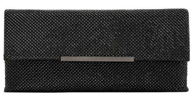 Hether Shiny Mesh Clutch, Exclusively at Macy's
