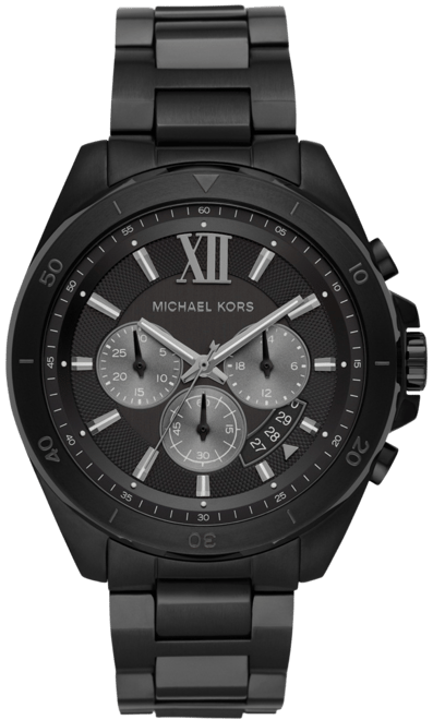 Mens black 2025 michael kors watch