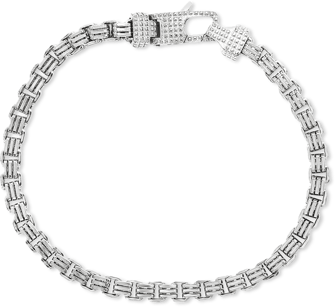 Effy Men's Box Link Chain Bracelet in Sterling Silver