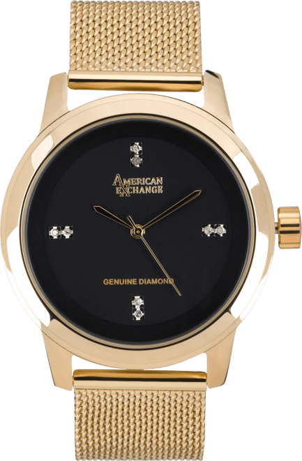 Men's Genuine Diamond Collection Watch, 44mm