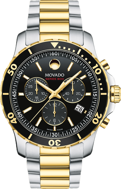 Movado Men's Swiss Chronograph Series 800 Two-Tone PVD