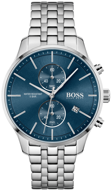 BOSS HUGO Men s Chronograph Associate Stainless Steel Bracelet