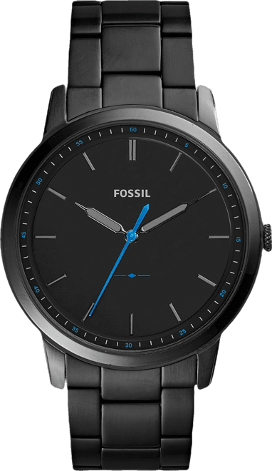 Men's The Minimalist Black Stainless Steel Bracelet Watch 44mm FS5308