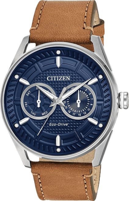 Citizen Drive from Citizen Eco-Drive Men's Brown Leather Strap