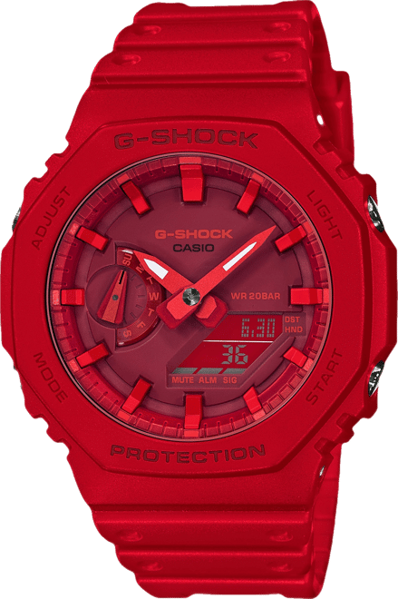 Men's Analog-Digital Red Resin Strap 45.4mm GA2100-4A