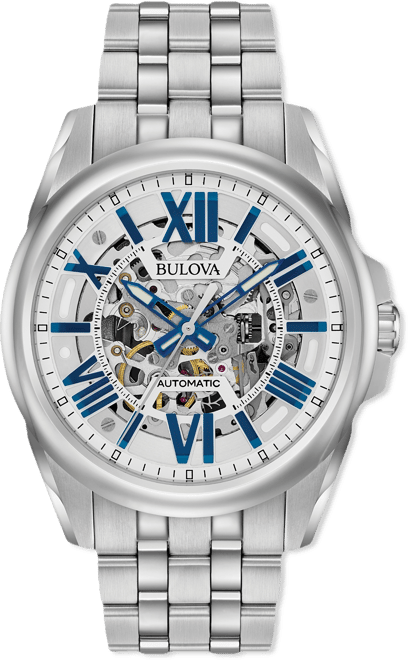 Men's Automatic Stainless Steel Bracelet Watch 43mm 96A187