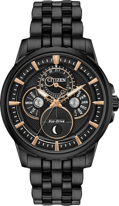 Citizen Eco-Drive Men's Calendrier Gray Stainless Steel Bracelet