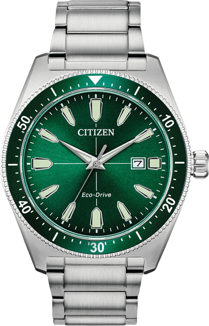 Citizen Eco-Drive Men's Brycen Stainless Steel Bracelet Watch 43mm