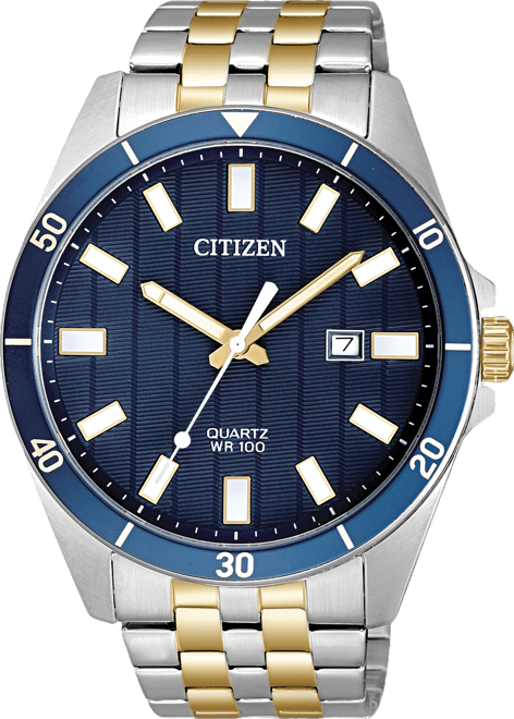 Men's Quartz Two-Tone Stainless Steel Bracelet Watch 42mm