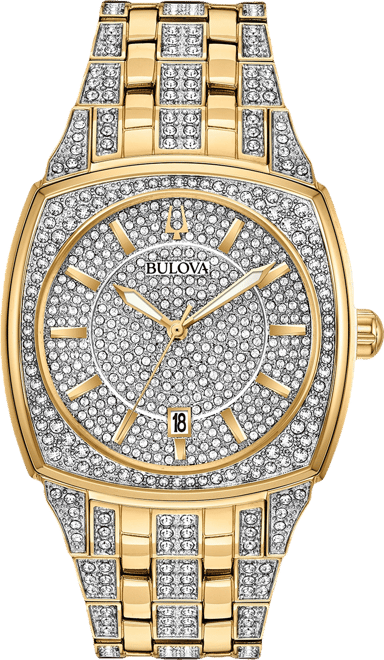 Men's Two-Tone Stainless Steel & Crystal-Accent Bracelet Watch 40mm