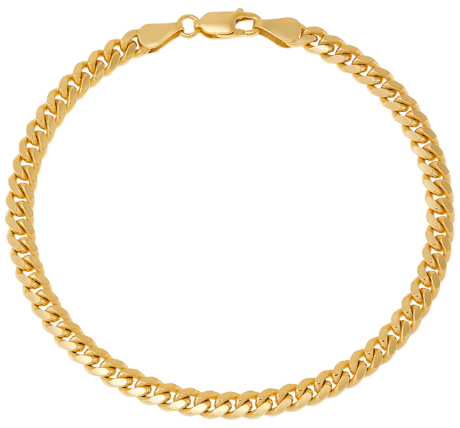 Macy's Men's Cuban Link Bracelet - Macy's