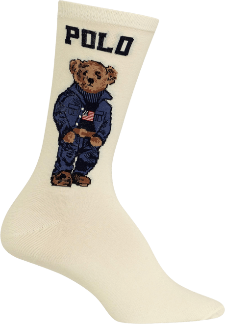 Polo Ralph Lauren Women's Americana Polo Bear Crew Socks