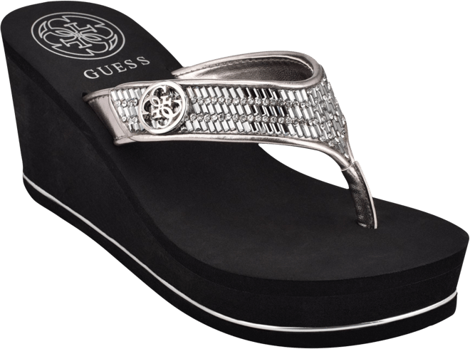 Guess sarraly eva 2025 logo wedge sandals