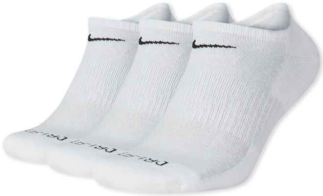 Nike Everyday Plus Cushion Training No-Show Socks (3 Pairs)