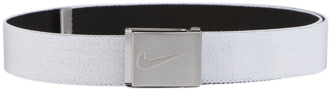 Nike Cinturón de golf de tela elástica reversible para hombre