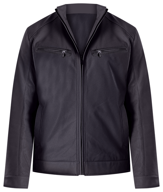 レザージャケット・コート Michael Kors FW25 LEATHER BLOUSON (MT520IQFAF 001) Leather Blouson Jacket | Michael Kors [US]