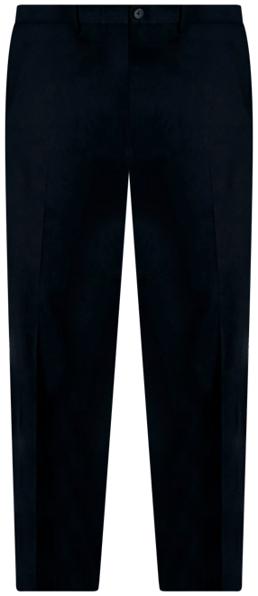 Men's Big & Tall Premium No Iron Khaki Classic Fit Flat Front Hidden Expandable Waistband Pants