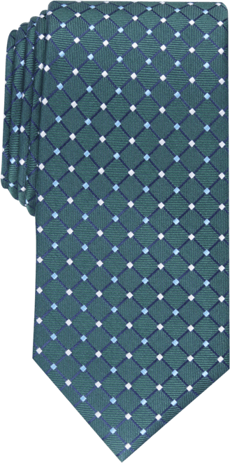 Men's Classic Grid Tie, Created for Macy's