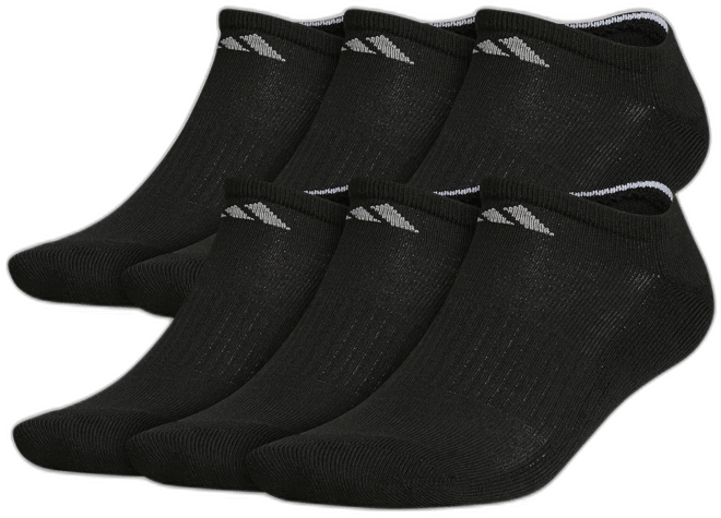 adidas Men's Cushioned Athletic 6-Pack No Show Socks - Macy's