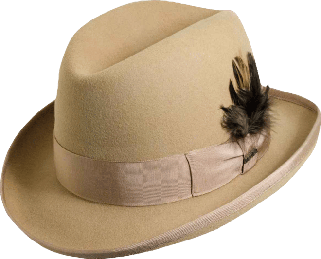 Men's Wool Homburg Hat