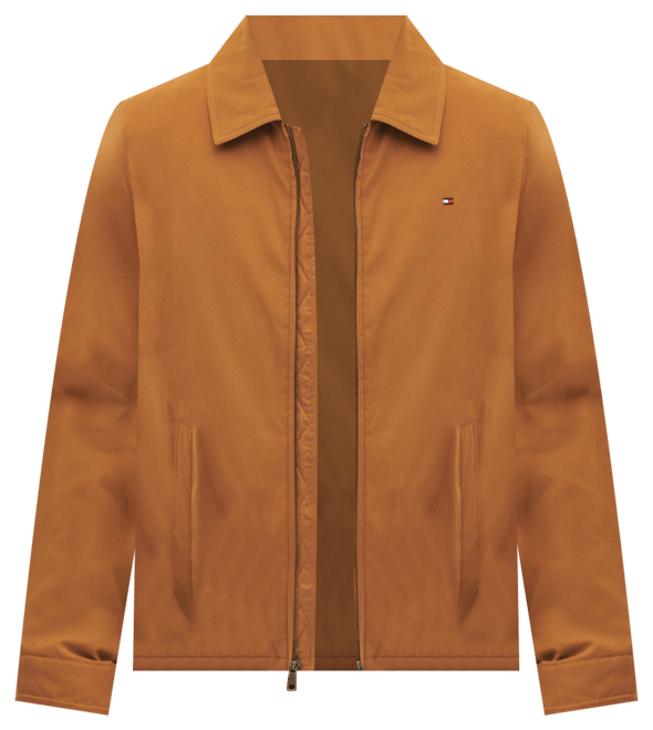 Tommy Hilfiger Men's Classic Front-Zip Filled Micro-Twill