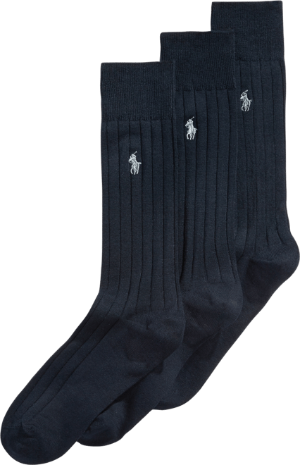 Men's Three-Pack Crew Socks