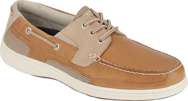 Men's Beacon Leather Casual Boat Shoe with NeverWet