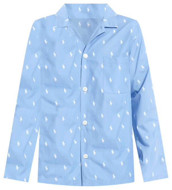 Men's All Over Polo Player Pajama Shirt