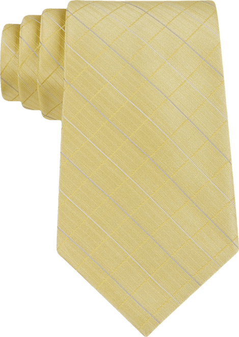 Etched Large Grid Windowpane Slim Tie