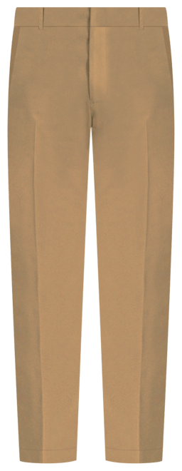 Men's Premium No Iron Khaki Straight-Fit Stretch Flat-Front Pants