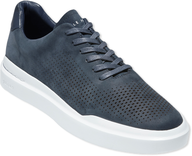 靴 GrandPro Rally LaserCut Sneaker 9M Men's GrandPrø Rally Laser Cut Sneakers in Navy | Cole Haan