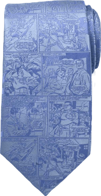 Superman Comic Men's Tie